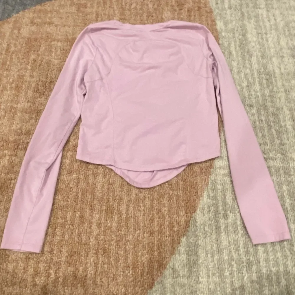 Anthropologie Daily Practice Womens Long Sleeve Seamed Tee Size S Lilac Purple - Picture 5 of 6